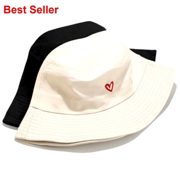 Cotton and Polyester Bucket Hat Sun Protection Foldable